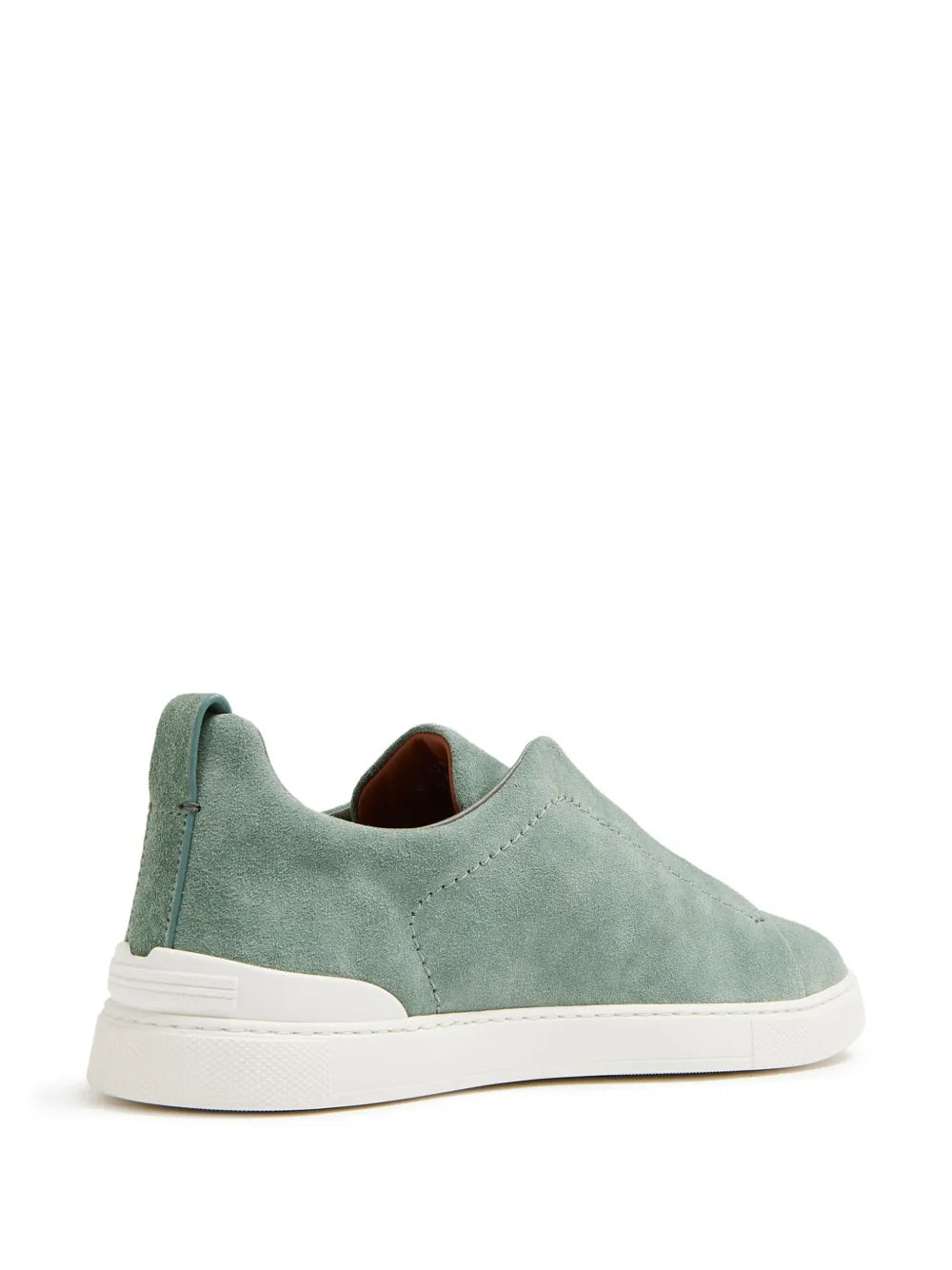 Zegna Triple Stitch Suede Sneakers