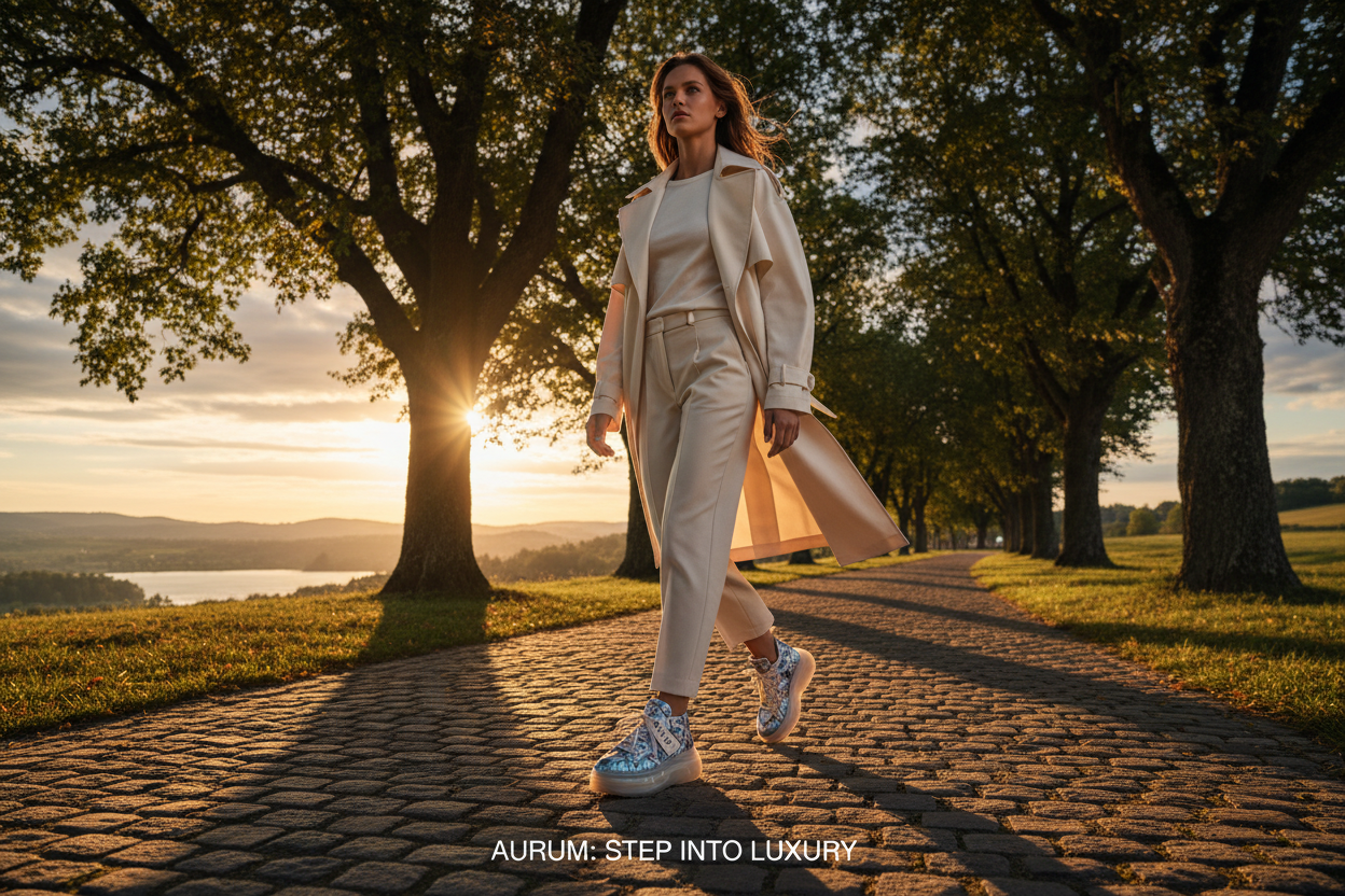 High-End Fashion Sneaker Banner